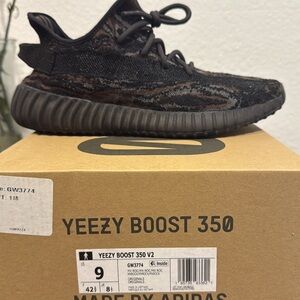 Yeezy Boost 350 v2, Men’s size 9, color MX rock, slightly used